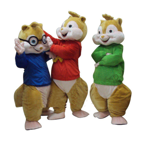 Factory direct sale Alvin and the Chipmunks Mascot Costume Alvin Mascot Costume 