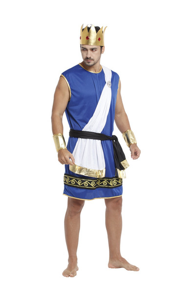 Shanghai Story Men's Halloween Greek mythology King Zeus cosplay Costumes Costume The Zeus Cosplay game uniforms