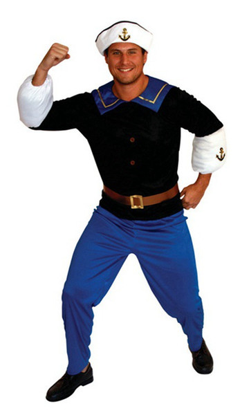 Shanghai Story adult The Sailor man Seaman Cosplay Fancy Dress Costume Mens