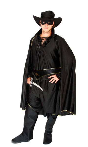 Shanghai Story Halloween Cosplay Men's Zorro Bandit Costume