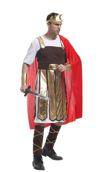 Shanghai Story Adult Halloween cosplay Ancient Roman warrior theme costumes party Masquerade men costume gladiators knight costume