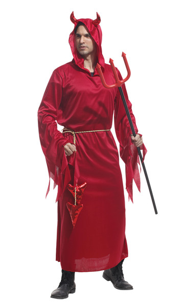 Shanghai Story adult Men's Halloween cosplay Costumes Demon Red Evil Costume Cosplay uniforms For Men