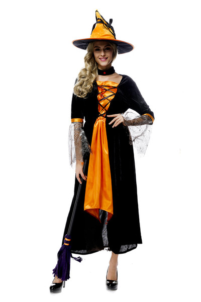 Glamcare Theme Costume Halloween Adult witch Cosplay Bar Party Costumes Hot