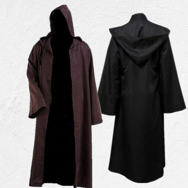 Halloween Robe Cosplay Designer Theme Costume Cloak Solid Color COS Costume for Men Fashion