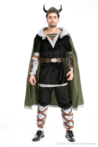 Halloween Pirate Mens Cosplay The Hobbit Theme Costume Designer Mens Party Cosplay Clothes