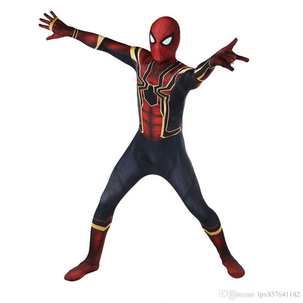 The Avengers 3, Spider-Man costumes, steel, Spider-Man returns, Spider-Man Cos.Halloween dresses