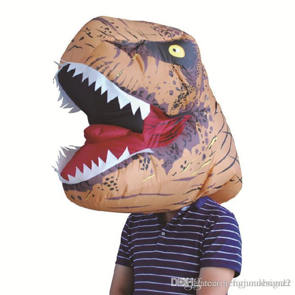 Adult Tyrannosaurus Rex Costume Party Style Halloween Carnival Hood Inflatable Festival Mens Play Costume Apparel