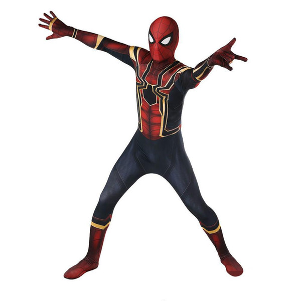 The Avengers 3, Spider-Man costumes, steel, Spider-Man returns, Spider-Man Cos.Halloween dresses