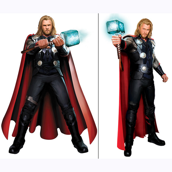 2016 Halloween Black Adult men Thor Costume Outfit Halloween Superhero Cosplay Costume