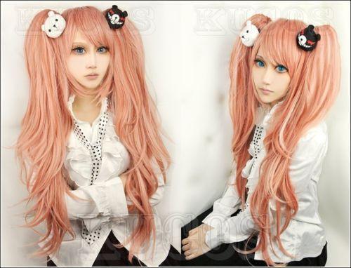 Costumes Accessories Cosplay Costumes Danganronpa Dangan-Ronpa Junko Enoshima Cosplay Costume with Wig Black and White Bear