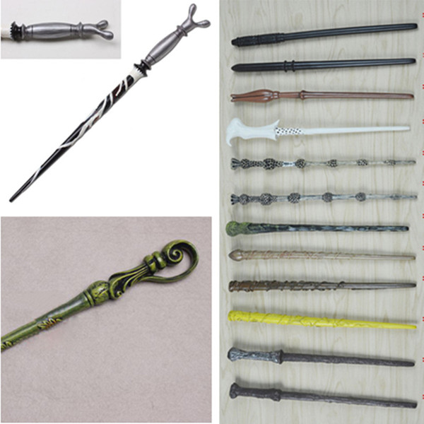 Harri Potter Magic Wand 34 Colors Harry Lord Voldemort Hermione Dumbledore Luna Magic Wands Hogwarts Train Resin Ticket Cosplay Accessories