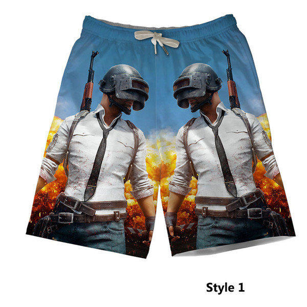 Hot Game Characters Playerunknown's Battalegrounds 3D Digital Printing Cosplay Beach Pants Bright-coloured Leisure Relaxed comfortable