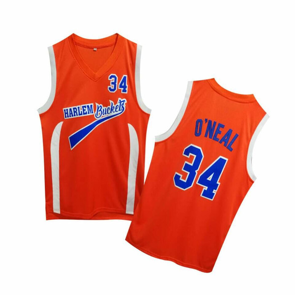 Free shipping NCAA COSPLAY movie with the same paragraph basketball orange 34th sleeveless embroidery jersey high quality GOOD