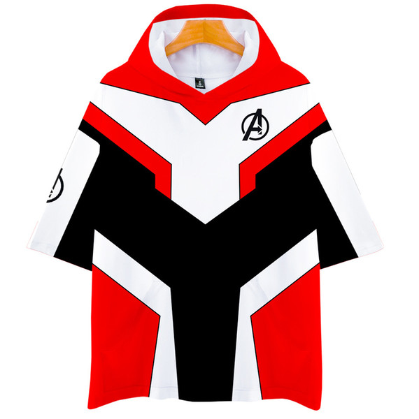 Avengers Endgame Hoodie T Shirt Final Battle Quantum Warrior 3d Cap with Short Sleeve Sweatshirt