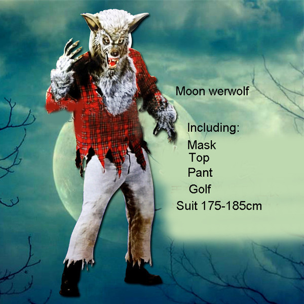 2019 Adult Halloween Costumes For Man And Women Horror Cosplay Funny Clothes Cosplay Blood Werewolf School Students Zombie Horror Costume