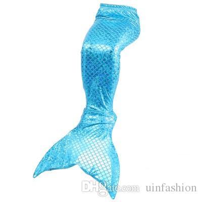 Adult Girls Mermaid Tail Cosplay Swimming Suit Cosplay Costume Swimmable Not Monofin Mermaid Princess Beach Party Dresswear