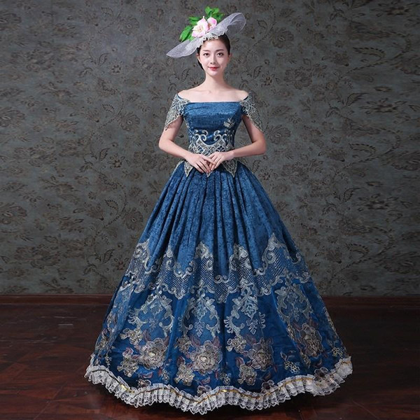 Victorian Edwardian Christmas Holiday Party Masquerade Gown Dress Theater Reenactment Costume