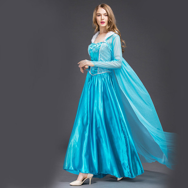 HOT Snow Queen love live cosplay women costumes adult costume Dresses halloween costumes for women cosplay meaning christmas costume