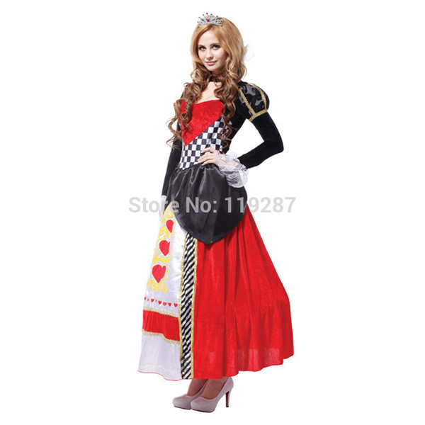Shanghai Story New Arrival Ornate Peach Hearts princess costumes, women noble queen cosplay costumes, adult halloween costume for 155-175cm