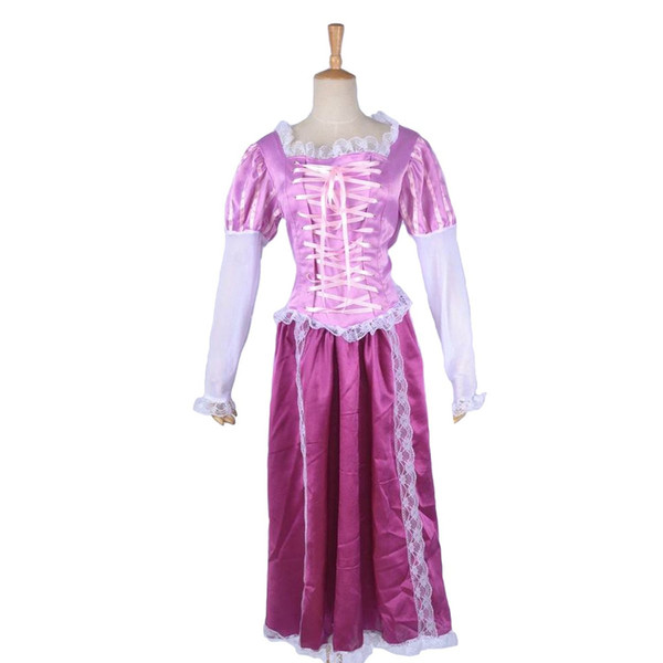 Womens Party Carnival Halloween Costume Dress Purple