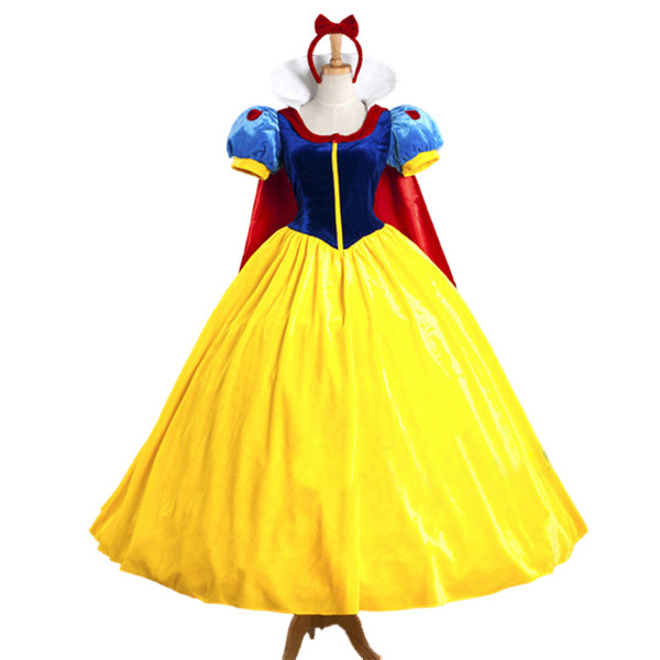 Classic Fairy Tale Princess Costumes Carnival Royal Court Theme Costume Cartoon Movie Role Cosplay Fancy Dress