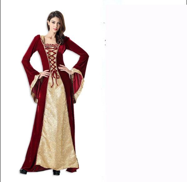 Halloween cosplay costume costume pirate princess vampire princess dress costume witch retro court suit Siamese bat pants free shipping