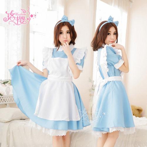 Halloween Maid Costume Alice In Wonderland Sexy Maids Outfit Fancy Dress Cosplay