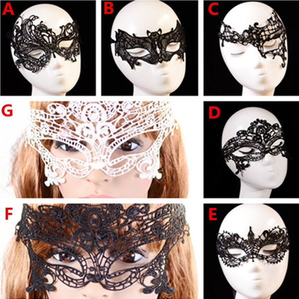 Lovely Lace Halloween Masquerade Venetian Party Half Face Mask Lily Woman Lady Sexy Mask For Christmas Disco Free shipping A-0228