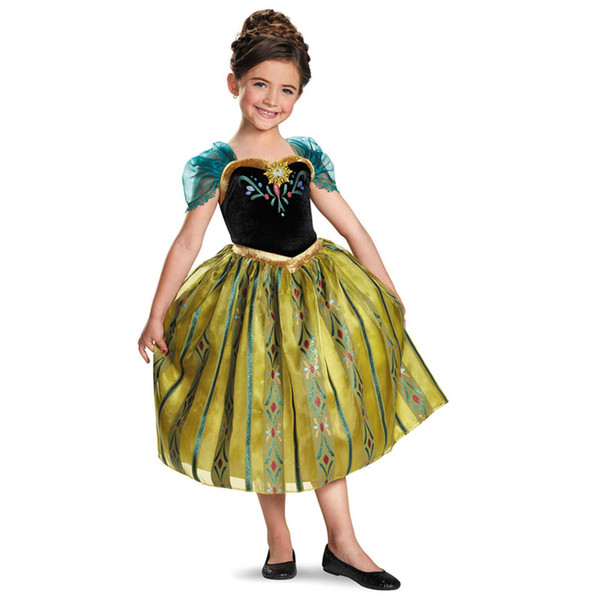 Children Halloween Costume Cosplay Princess Dresses For Girls Short Dress Party Costumes Clothing CP-0141 Free Shipping