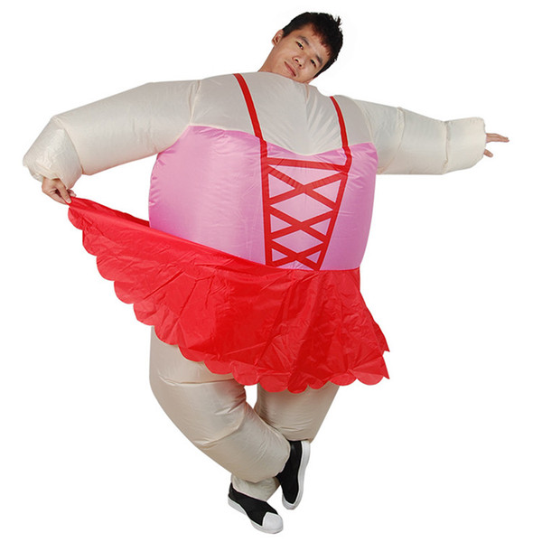 2018 New Adult Ballet Inflatable Costume Brand Teens Colorful Party Sumo Cosplay Clothes Giant Cute Toys for Kids