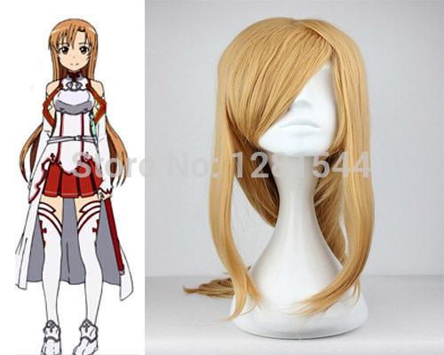 Free shipping Cosplay Wig Inspired by Sword Art Online Asuna Yuuki