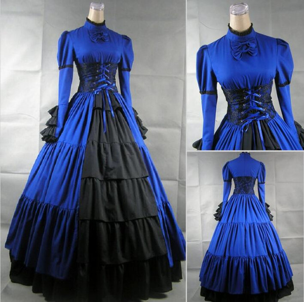 Gothic Lolita Civil WarMedieval Dress Gothic Victorian Ball Gown Fancy Dress Prom Halloween Party Costume