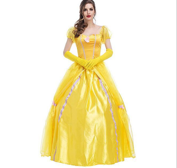 New Anime Movie Princess Dress Women Carnival Christmas Day Costume Game Uniforms PSY2831