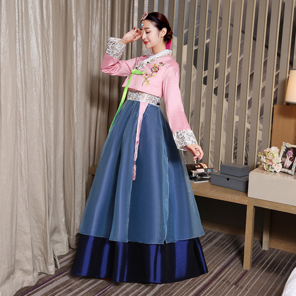 Korean traditional dress 2017 new arrivals hanbok korean traditional hanbok dress korean traditional clothing high quality