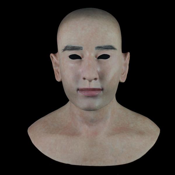 SF-N12 Silicone mask handsome male silicone mask Cross dressing Halloween simulation Beauty Makeup Mask