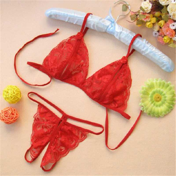 Free delivery of sexy clothes sexy lazy temptation sm mao milk open stall three-point bikini passion suit female