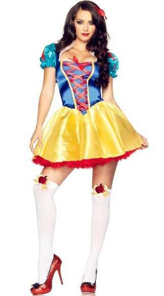 New sexy lingerie cosplay Female fairy tale Snow White Halloween party role playing anime Europe and America game uniforms