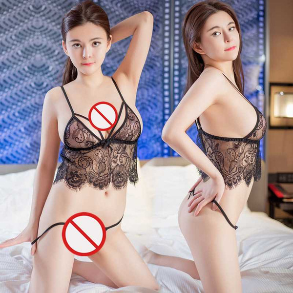 New sexy lingerie cosplay New European and American foreign trade sexy girl sexy underwear three point suit extremely cute lac