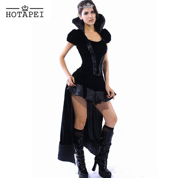 Wholesale-Hotapei 2016 Good Quality Sexy wicked Queen Costume LC8426 Women Halloween Costume Sexy Cosplay for Women Sexy Erotic M L XL