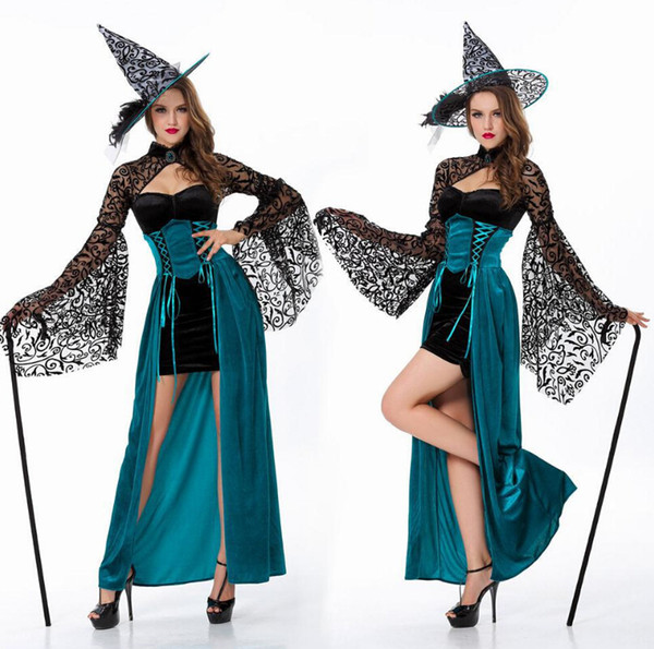 new sexy costumes women halloween costumes Succuba game uniforms miko witch role-playing apparel stage wear