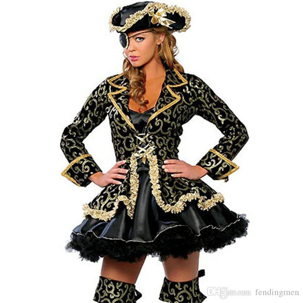 Halloween Women Pirate Costume Sexy Women Theme Performance Costumes Christmas Halloween Women Classic Sexy Costume Apparel