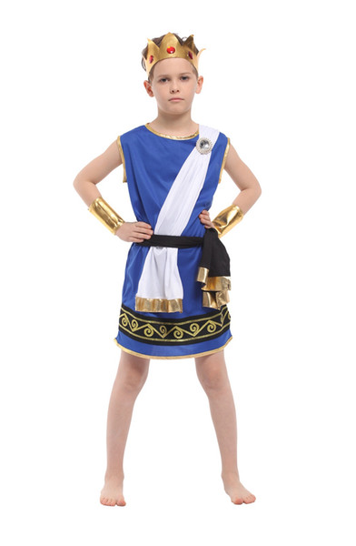 Shanghai Story Kids Halloween Greek Mythology King Zeus Clothing Suit Boys Zeus cosplay Costumes For Children