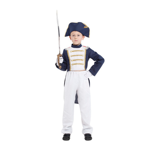 Shanghai Story Kids Boys Halloween Napoleon Costume Children French Emperor Fancy Dress