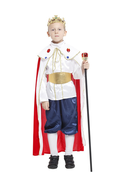 Shanghai Story Halloween Cosplay Child Lordliness King Costume For Boy Kids