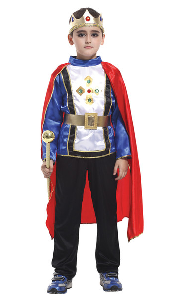 Shanghai Story King boys halloween king cosplay costumes children Prince suit for kids kids's costume 110cm-150cm