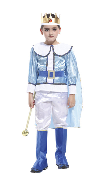 Shanghai Story Boy's Halloween Costume Cosplay Kid's Medieval Prince King Costume