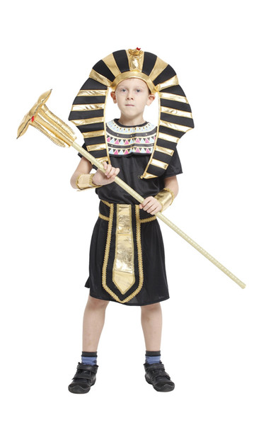 Shanghai Story Kids Egypt Pharaoh cosplay costume Halloween Full Set Cosplay Party Dress for Children, boys Prince costume