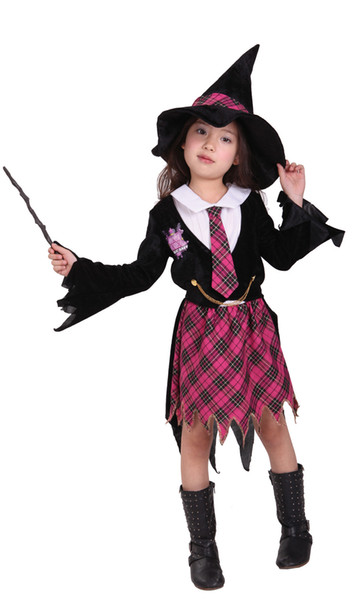 Shanghai Story Children Fantasia cosplay little Witch costume Abra Academy Little girl suits Halloween Christmas party carnival dress