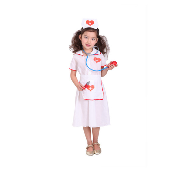 Shanghai Story Halloween children cosplay costume doctor carnival party nurse costume of the girls