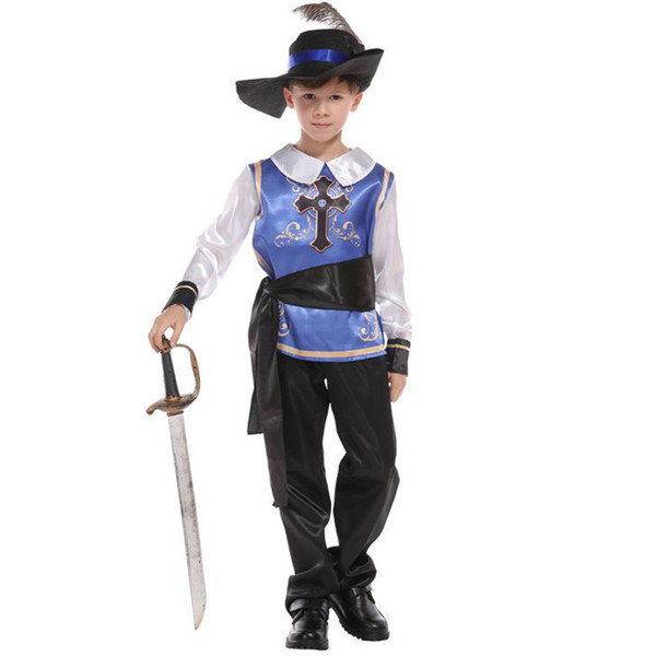 Shanghai Story Halloween Kids Costumes LC Big Boys' Loyal Knight Tunic Set for boy